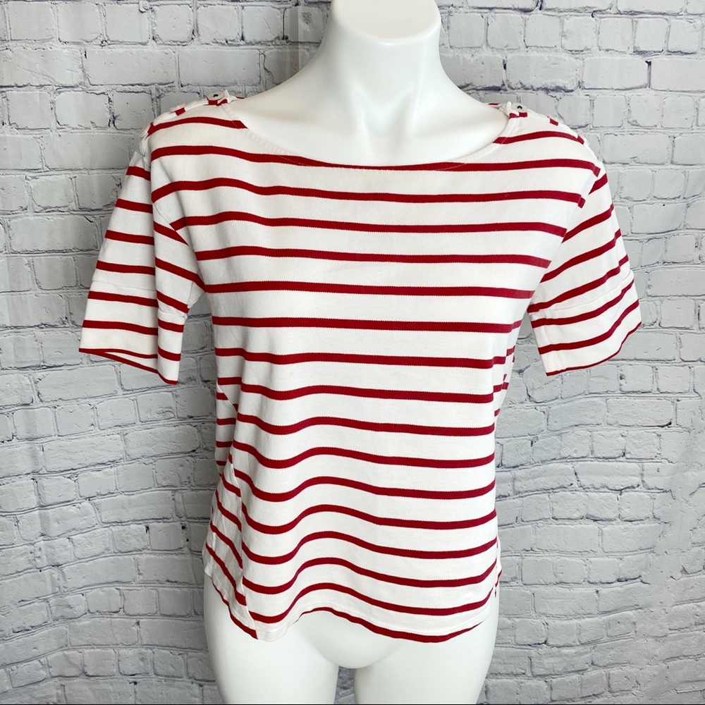 Pilcro And The Letterpress Striped T-Shirt